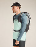 Men's Merino Blend 125 Cool-Lite™ Sphere Long Sleeve T-Shirt Colour Block Mint/blue ash - 4