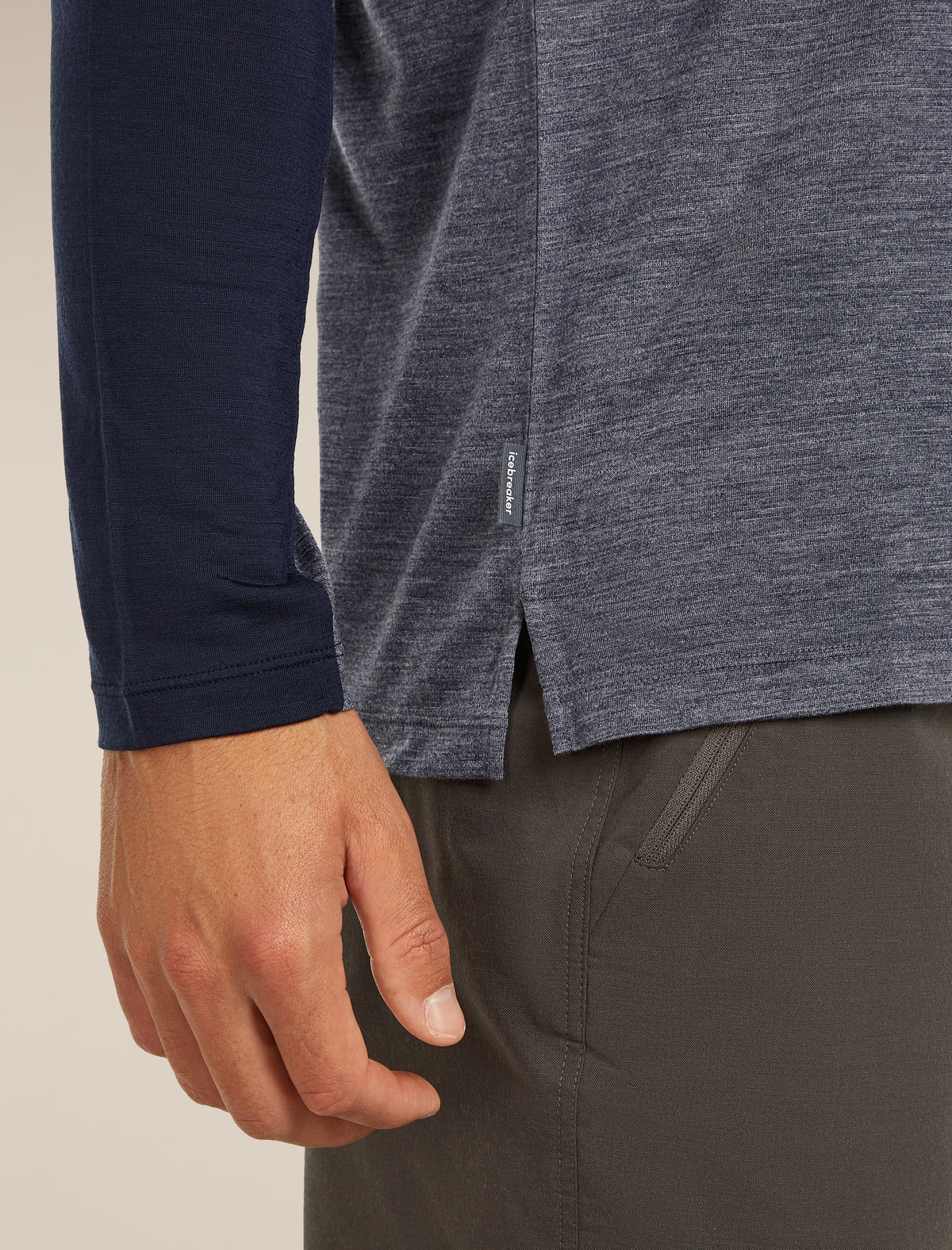 Camiseta con bloques de color 125 Sphere Midnnavy Hthr/Midnnavy/Cb - 7