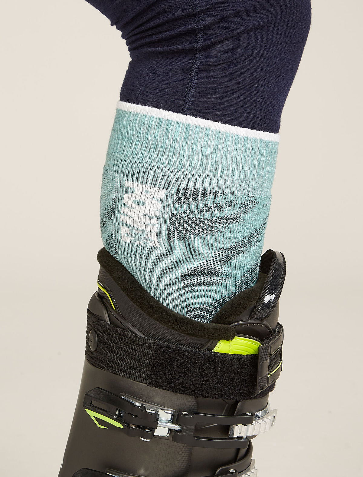 Heren Ski+ middelzware kuitsokken Protect Our Winters van merinowolmix  - 1