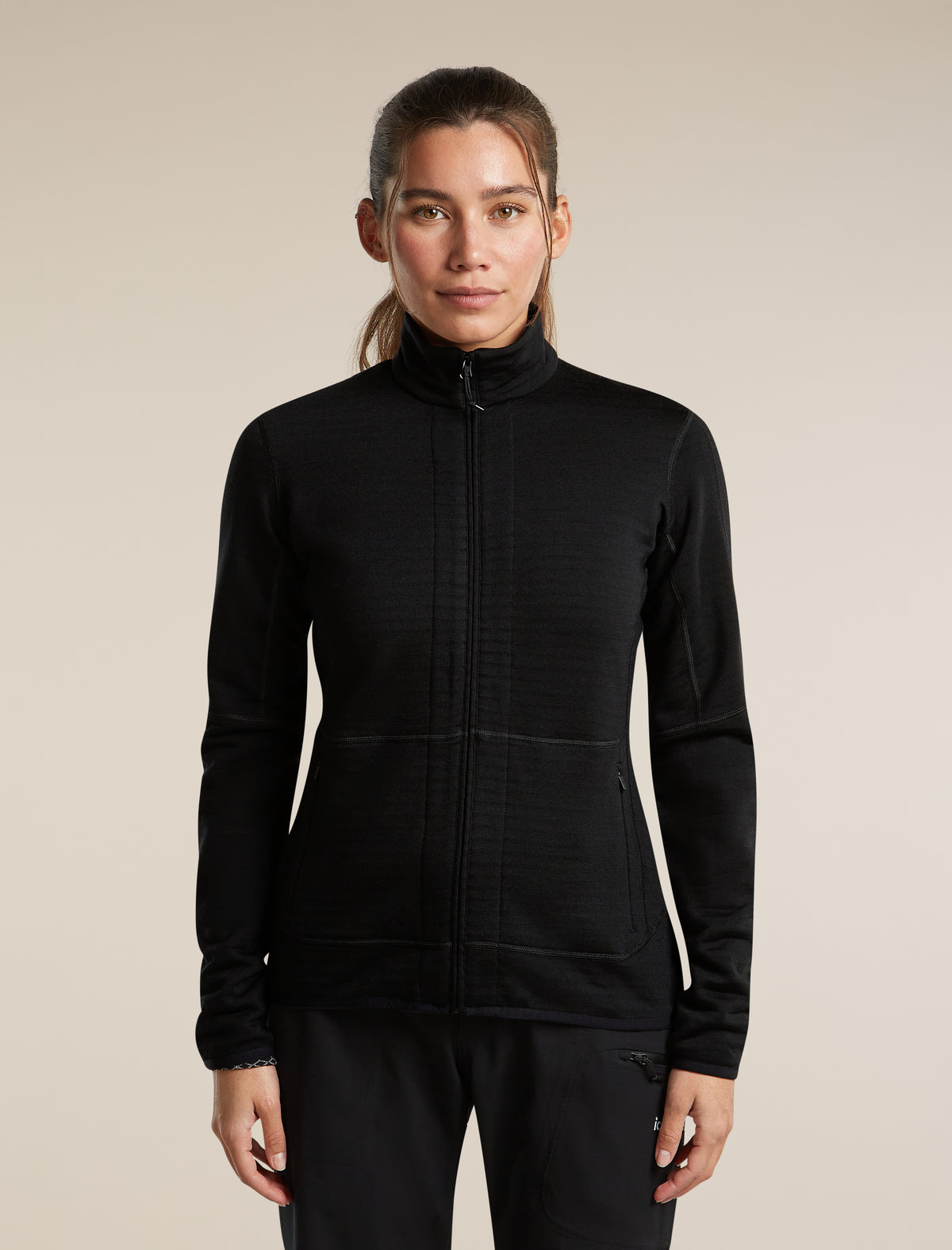 400 RealFleece™ Descender Zip Black - 1