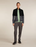 Women's 400 Descender Zip Jacket Black/Obsidian - 3