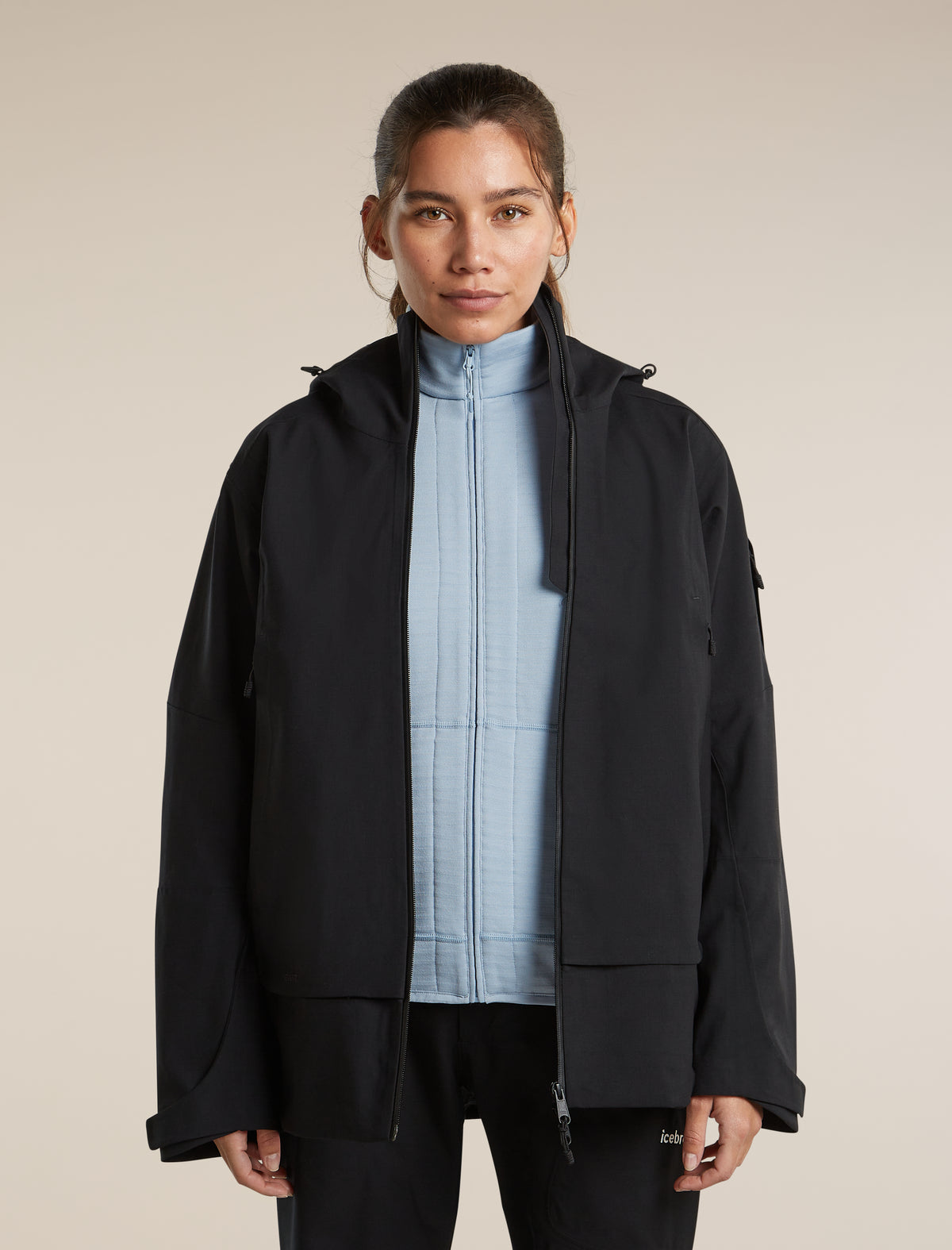 400 RealFleece™ Descender Zip Zinc Blue - 3