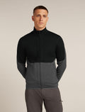 Men's 400 Descender Zip Jacket Black/Obsidian - 1