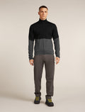 Men's 400 Descender Zip Jacket Black/Obsidian - 3