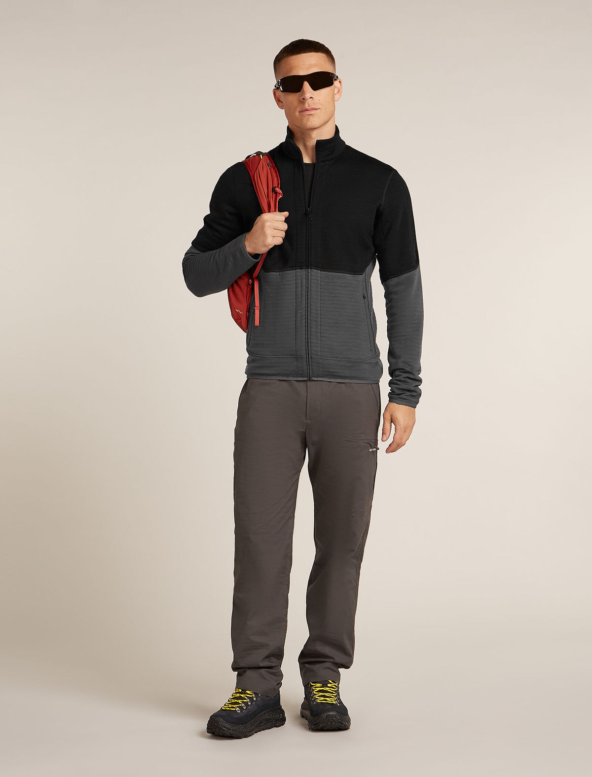 Men's 400 Descender Zip Jacket Black/Obsidian - 4