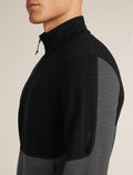 Men's 400 Descender Zip Jacket Black/Obsidian - 5