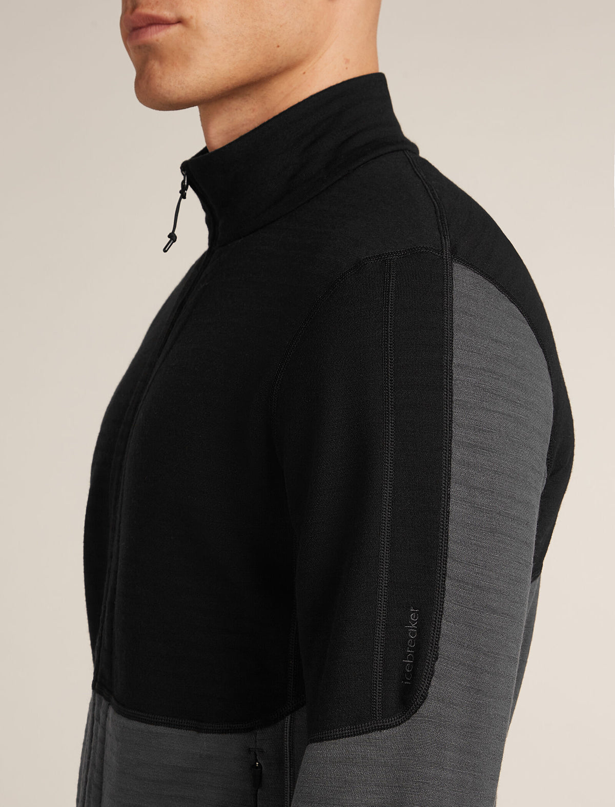 Men's 400 Descender Zip Jacket Black/Obsidian - 5