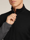 Men's 400 Descender Zip Jacket Black/Obsidian - 6