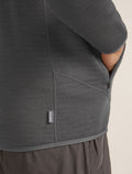 Men's 400 Descender Zip Jacket Black/Obsidian - 8