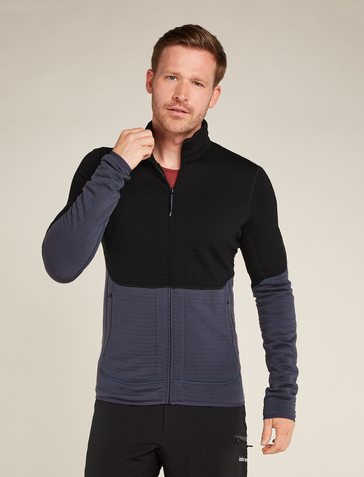Manteau à manches longues et glissière 400 RealFleece™ Descender en mérinos Men's  - 1