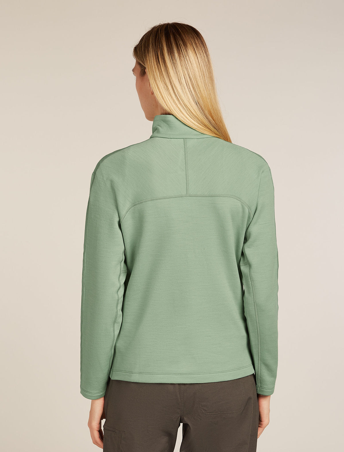 Women's 360 Elemental Half Zip Top Seaglass - 2