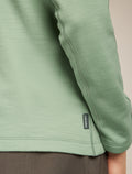 Women's 360 Elemental Half Zip Top Seaglass - 8