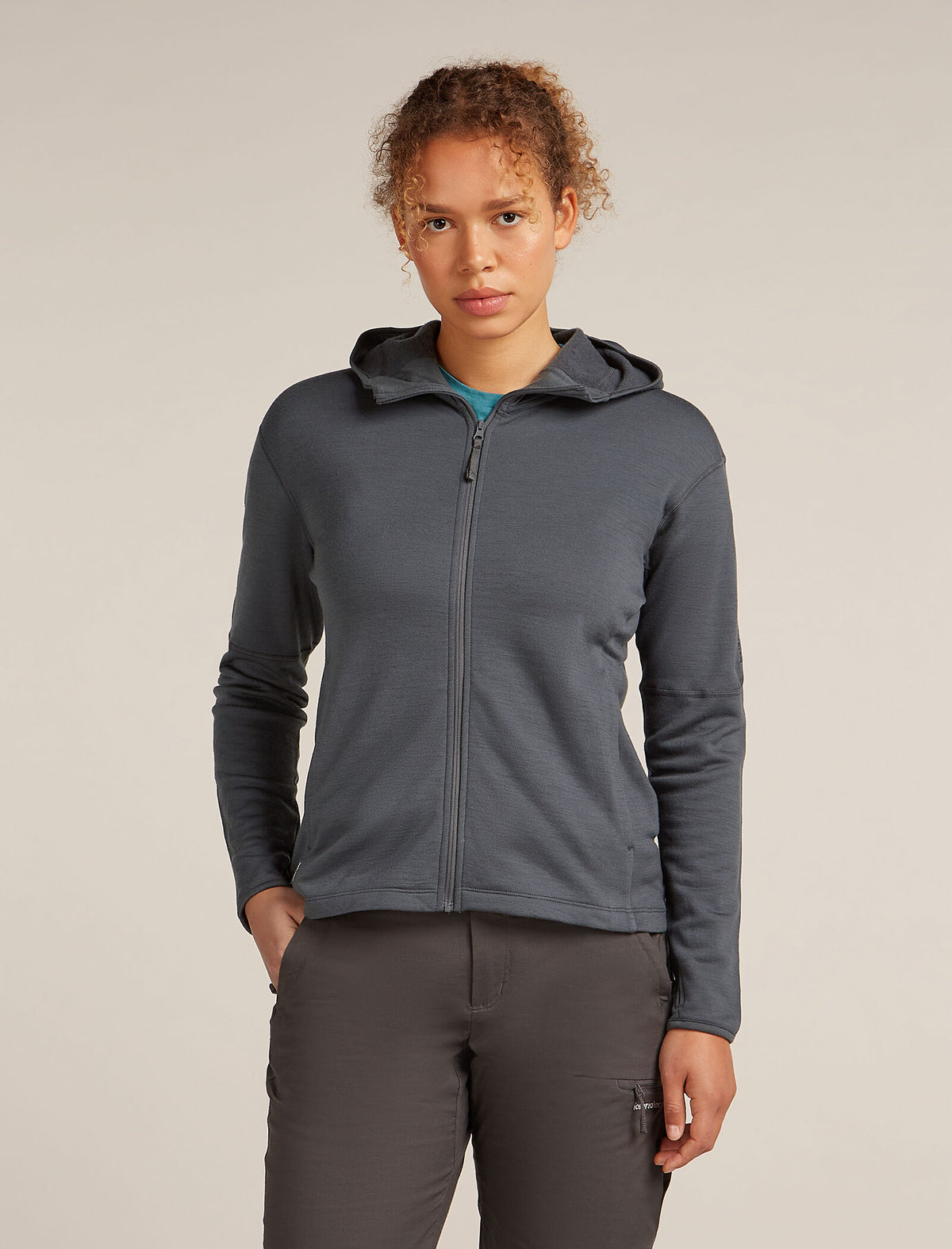 Women's 360 Elemental Zip Hoodie Obsidian - 1