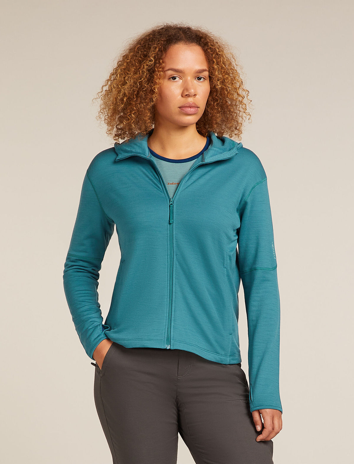 Women's 360 Elemental Zip Hoodie Topaz - 1