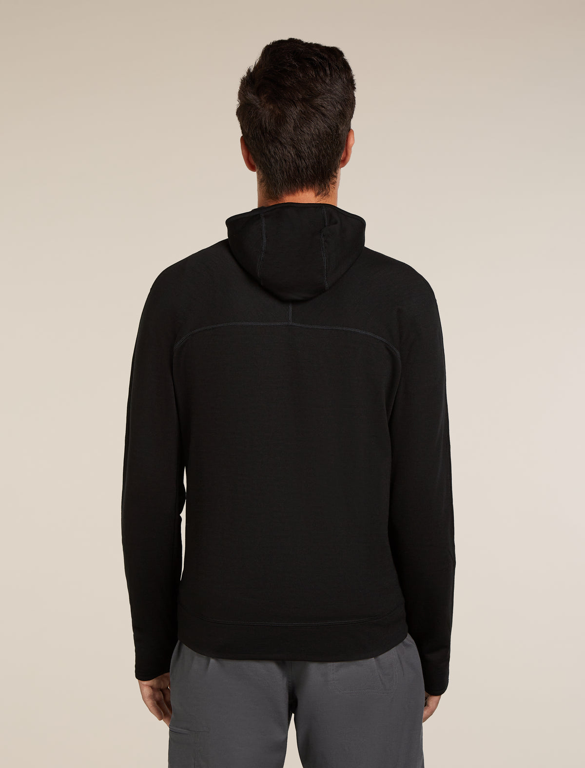 Felpa con cappuccio con cerniera tinta unita unisex da uomo Felpa con cappuccio con cerniera tinta unita unisex da uomo