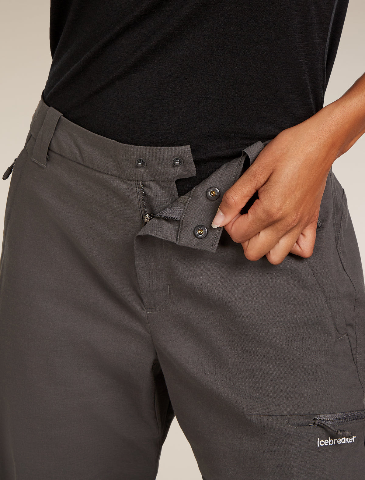Women's Elevation Stretch Pants Obsidian - 6
