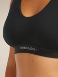 Women's 125 Sprite Racerback Bra Black - 6