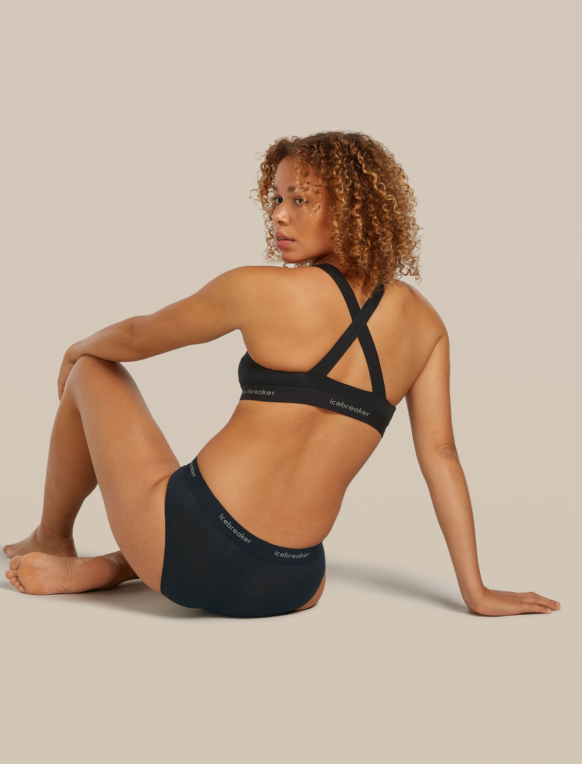 Women's 125 Sprite Racerback Bra Black - 4
