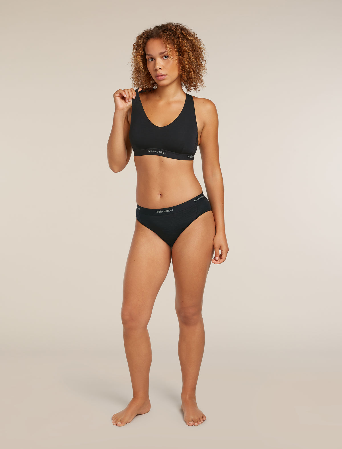 Women's 125 Sprite Racerback Bra Black - 5