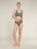 Women's 125 Sprite Racerback Bra Gritstone Heather - 4