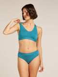 Women's 125 Sprite Racerback Bra Topaz - 6