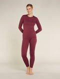 Women's Merino 260 Tech High Rise Thermal Leggings Port - 3