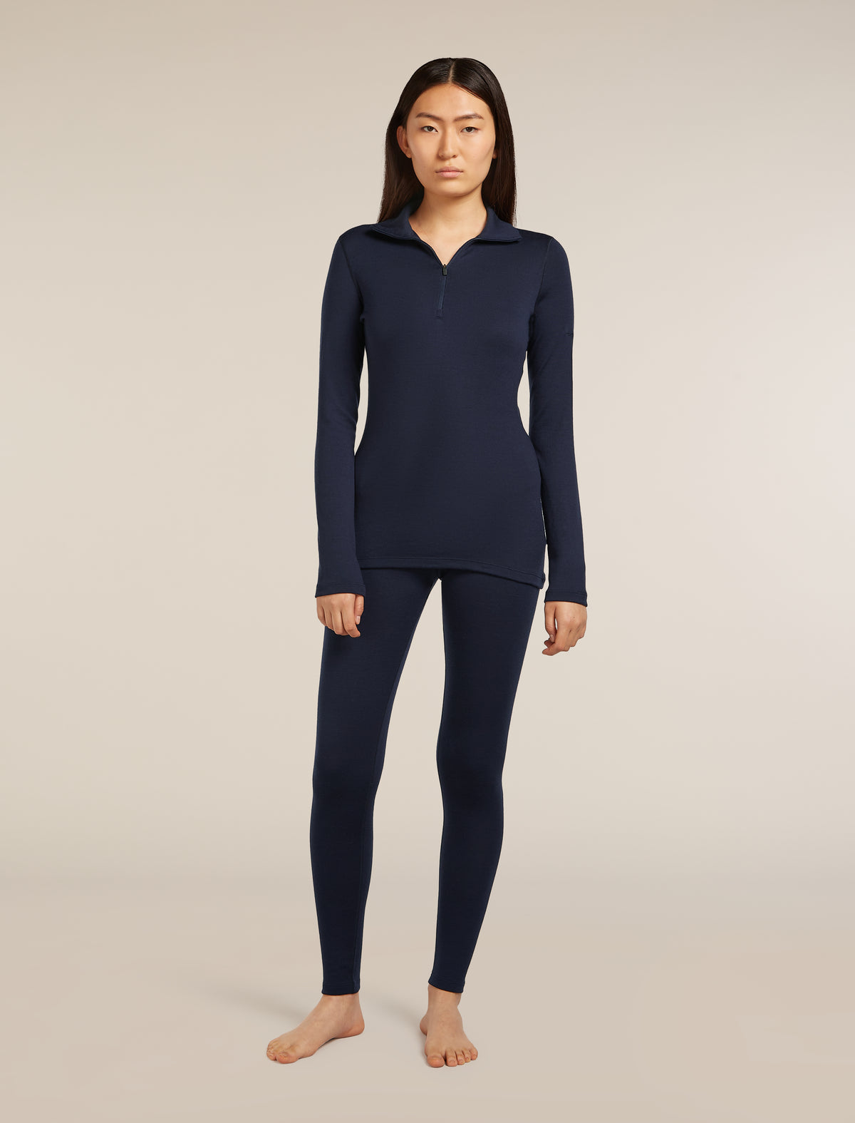 icebreaker® Leggings termici a vita alta in lana merino 260 Oasis Donna Midnight Navy Women - 3