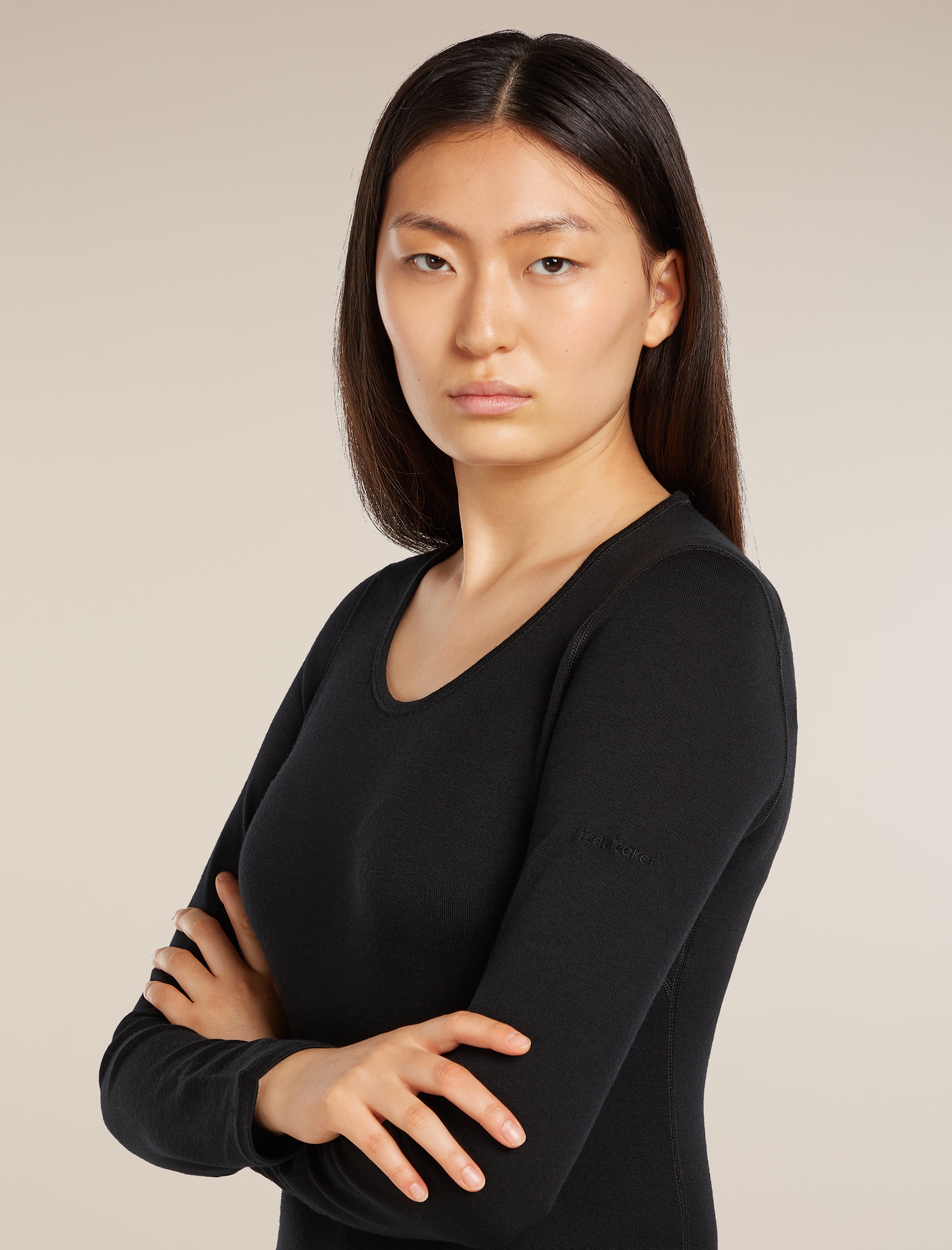 Merino 260 Tech Thermo-Langarmshirt mit U-Ausschnitt Dames| icebreaker