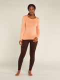 Merino 260 Tech Thermo-Langarmshirt mit U-Ausschnitt Damen  - 3