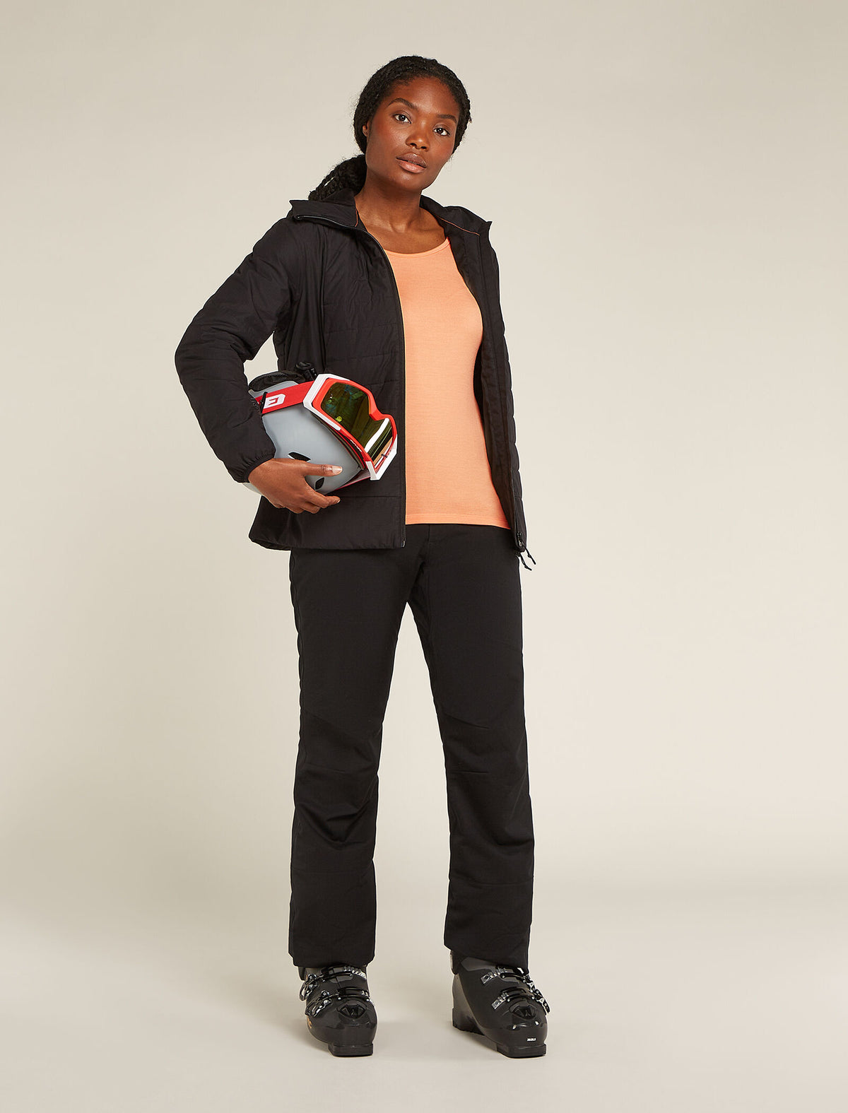 Merino 260 Tech Thermo-Langarmshirt mit U-Ausschnitt Damen  - 4