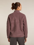 Manteau à manches longues et glissière 800 RealFleece™️ en mélange de mérinos à poils longs Women's  - 2
