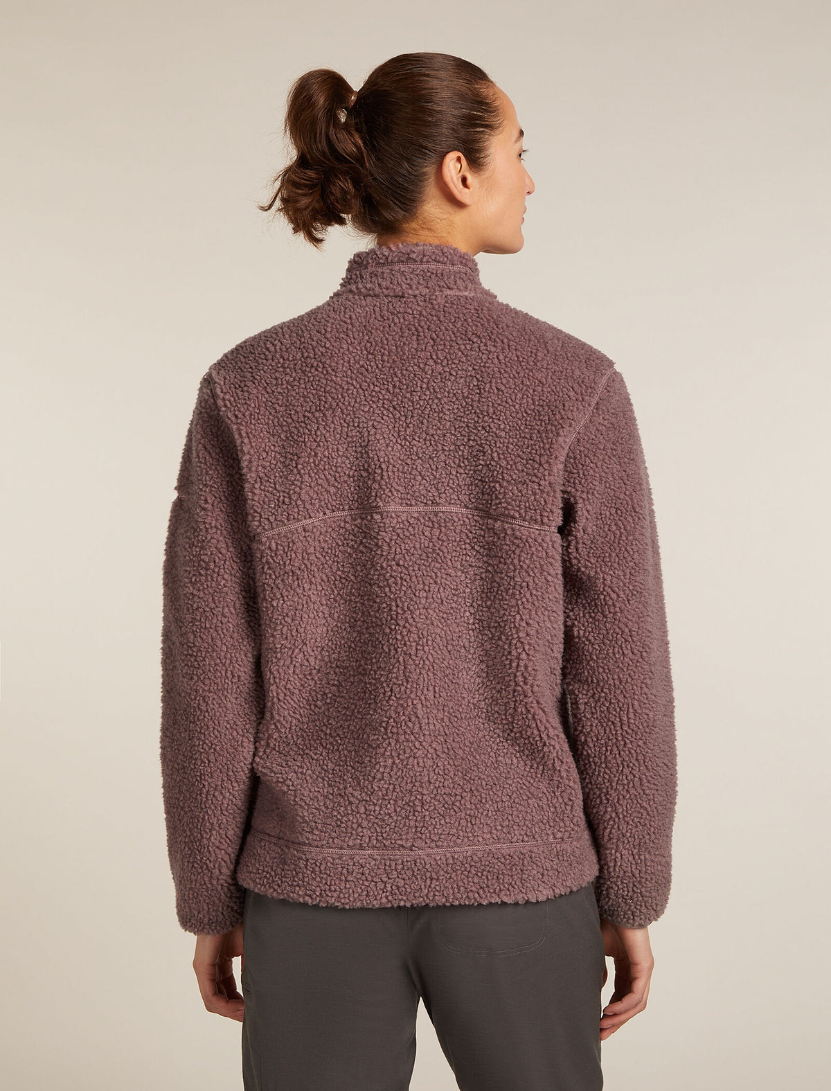 Manteau à manches longues et glissière 800 RealFleece™️ en mélange de mérinos à poils longs Women's  - 2