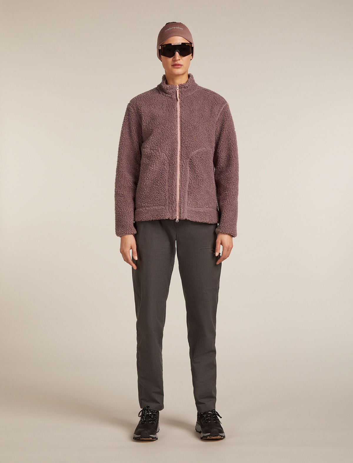 Manteau à manches longues et glissière 800 RealFleece™️ en mélange de mérinos à poils longs Women's  - 4
