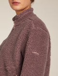 Manteau à manches longues et glissière 800 RealFleece™️ en mélange de mérinos à poils longs Women's  - 5