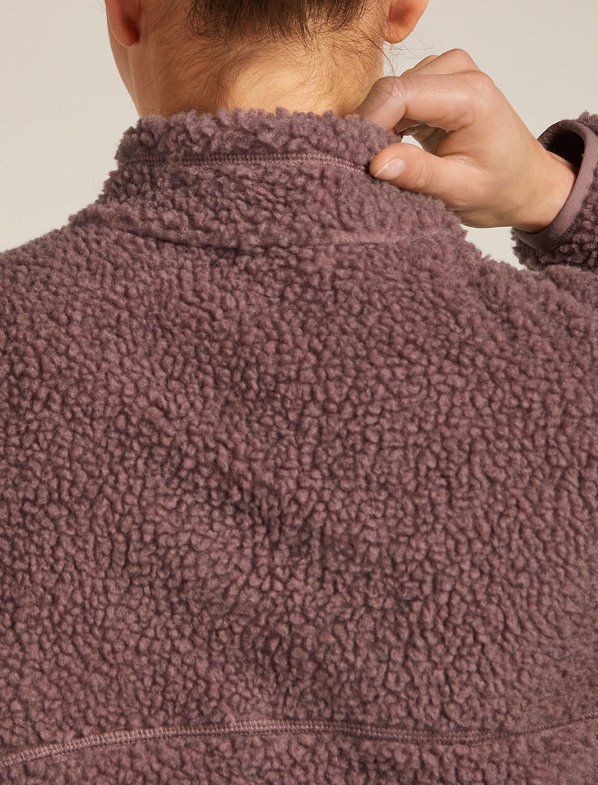 Manteau à manches longues et glissière 800 RealFleece™️ en mélange de mérinos à poils longs Women's  - 8