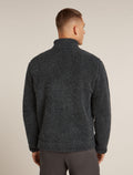 960 High Pile Zip Jacket Jet Hthr/Black - 2