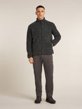 960 High Pile Zip Jacket Jet Hthr/Black - 3