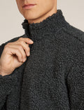 960 High Pile Zip Jacket Jet Hthr/Black - 6