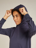Women's Merino Blend 200 Crush Long Sleeve Dress Graphite - 3
