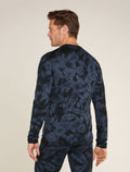 Heren 200 Oasis thermische top Cloud Dye met lange mouwen en ronde hals van merinowol  - 2