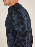 Heren 200 Oasis thermische top Cloud Dye met lange mouwen en ronde hals van merinowol  - 5