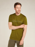 Men's Merino 150 Tech Lite Short Sleeve T-Shirt Icebreaker Algae - 1