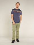 Heren 125 Cool-Lite™ Sphere T-shirt Radiant Peak met korte mouwen van merinowolmix  - 3