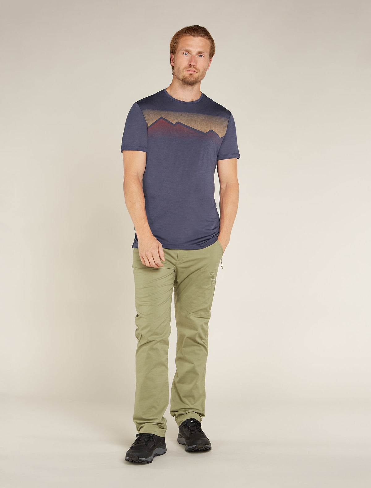 Heren 125 Cool-Lite™ Sphere T-shirt Radiant Peak met korte mouwen van merinowolmix  - 3