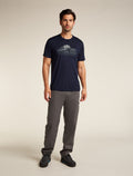 Men's Merino 150 Tech Lite Short Sleeve T-Shirt Rising Light Midnight navy - 3