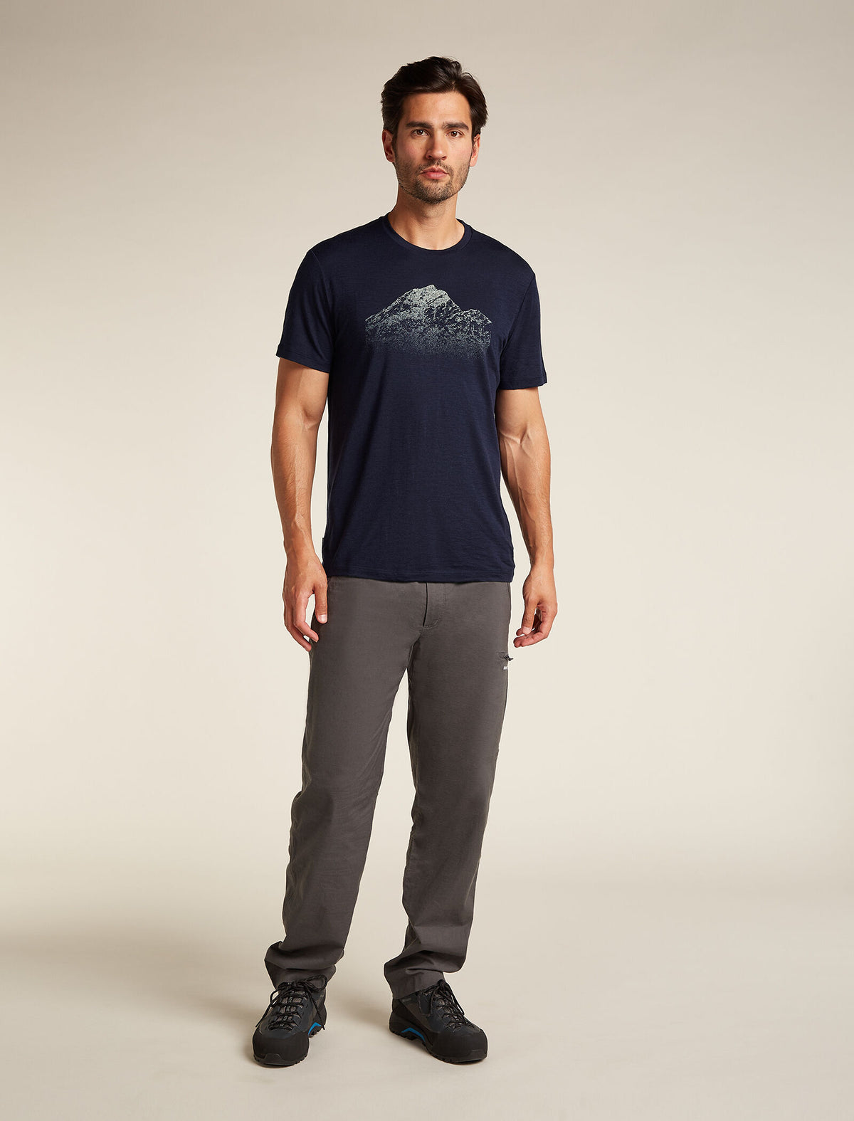 Men's Merino 150 Tech Lite Short Sleeve T-Shirt Rising Light Midnight navy - 3
