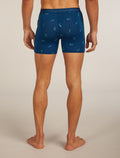 Men's 150 Anatomica Boxers Snow Day Atlantis/Topaz - 2