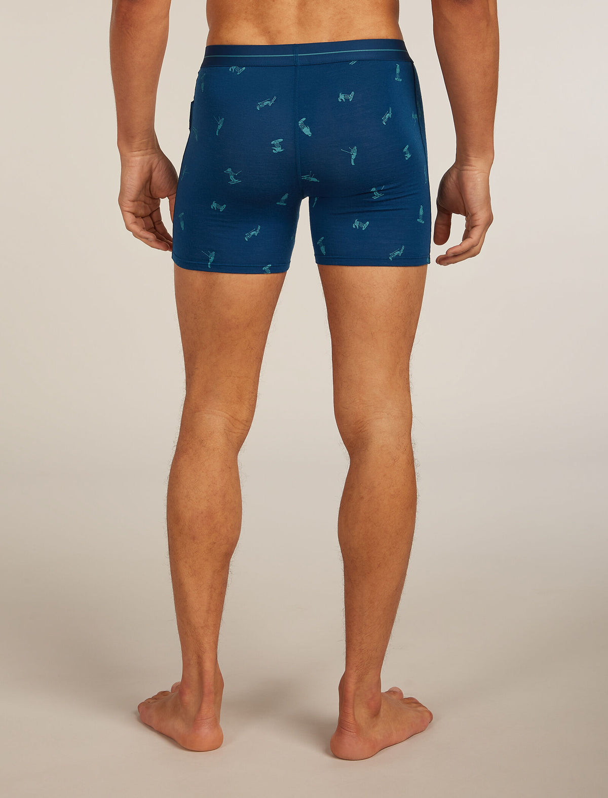 Men's 150 Anatomica Boxers Snow Day Atlantis/Topaz - 2