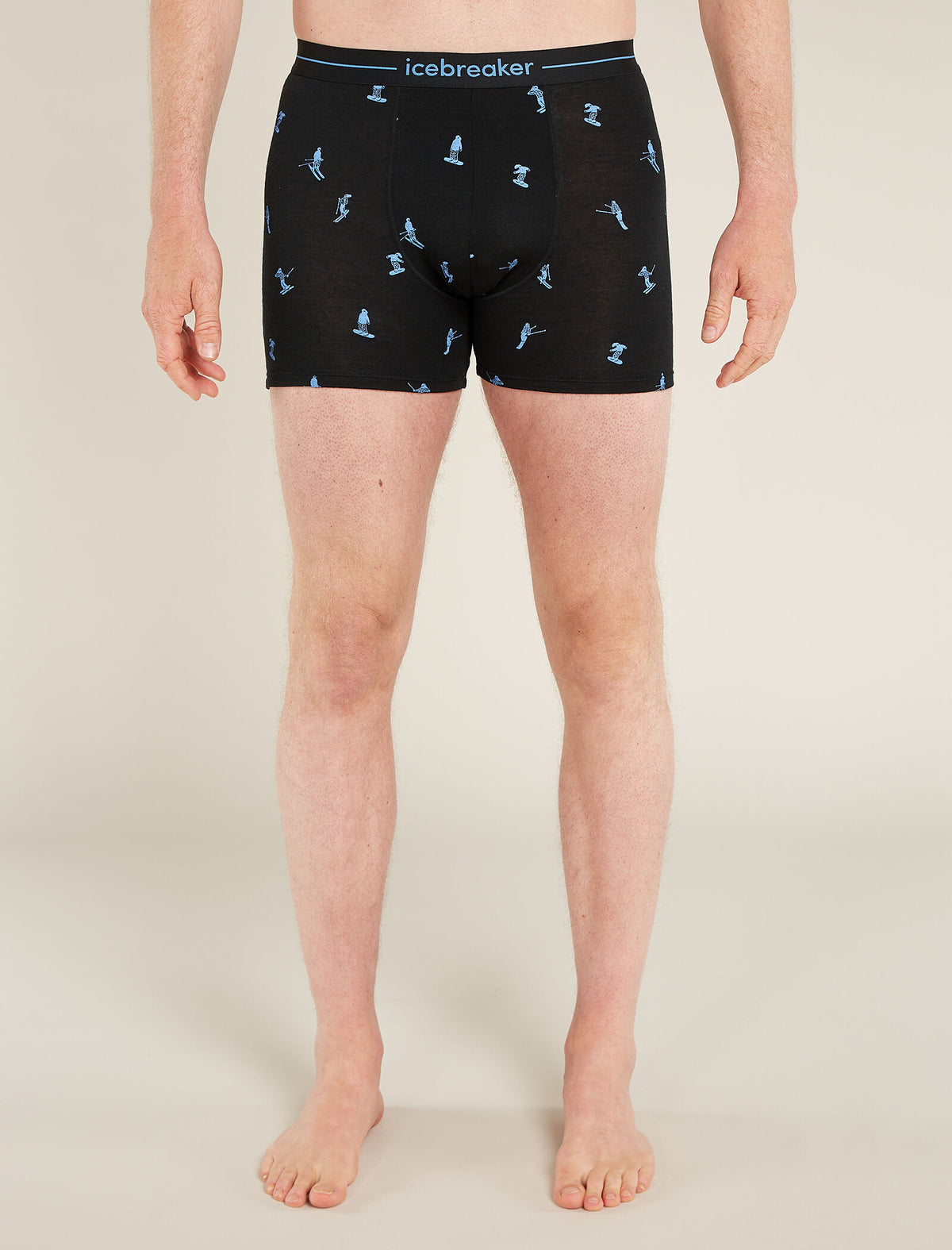 Men's Merino 150 Anatomica Boxers Ski Day Black - 1