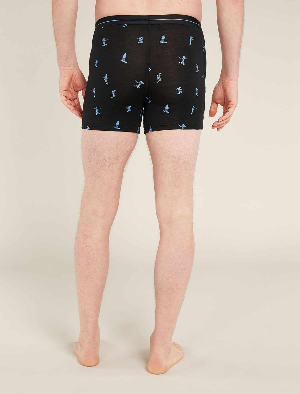 Men's Merino 150 Anatomica Boxers Ski Day Black - 2